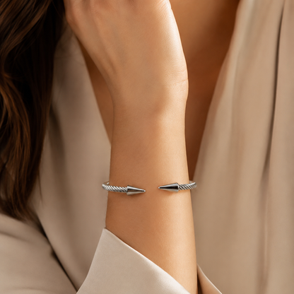 Twisted Spike Cuff Bracelet